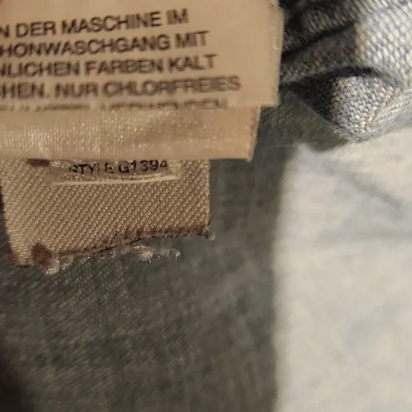 ❤️ J CREW CHAMBRAY WESTERN SHIRT / TOP WITH SNAP SHELL BUTTONS, 6 - Picture 8 of 11